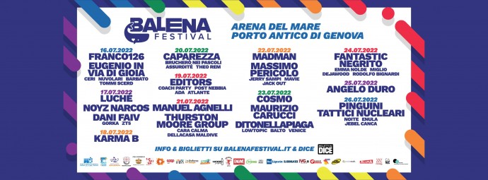 Il Balena Festival di Genova, ai blocchi di partenza